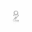 ZINZI Sterling Silver Letter Earrings Pendant Z price per piece ZICH2144Z (excl. hoop earrings)