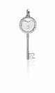 ZINZI Sterling Silver Pendant Key White ZIH719