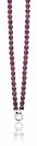 ZINZI Necklace with Red Purple Pearls 43cm ZIC401PB-S