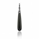 ZINZI Sterling Silver Drop Pendant Black ZIH928Z