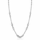 ZINZI Sterling Silver Marine Chain Necklace with Trendy Larger Marine Chains 7mm width 43-48cm ZIC2407