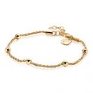 ZINZI Gold Plated Sterling Silver Fantasy Bracelet 17,5-20,5cm ZIA1128G