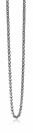 ZINZI Sterling Silver Rolo Chain Necklace width 5mm 45cm ZIC1009