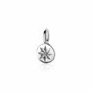 ZINZI Sterling Silver Round Pendant Sun ZIH2068