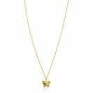 ZINZI zlv.collier gg.verg.hanger vlinder met zirc.