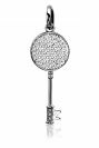 ZINZI Sterling Silver Pendant Key White ZIH965