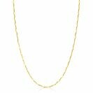 ZINZI Gold Plated Sterling Silver Chain Necklace with Shiny Arrow-shaped Chains width 1,5mm 42-45cm ZIC2414G
