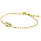 ZINZI zlv.armband gg.verg.2 harten verbonden 1xzirc