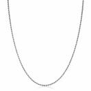 45cm ZINZI Sterling Silver Rope Necklace ZILC-K45