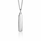 32mm ZINZI Sterling Silver Pendant Flat Bar ZIH2213 (excl. necklace)