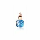 ZINZI Rose Gold Plated Sterling Silver Square Pendant Blue ZIH1111B
