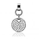ZINZI Sterling Silver Pendant White ZIH946