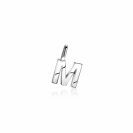 ZINZI Sterling Silver Letter Pendant M ZIH2140M
