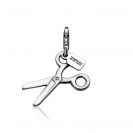 ZINZI Sterling Silver Charm Scissors CHARMS6