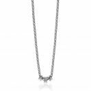ZINZI Sterling Silver Necklace 45cm with 3 Round Chains by Dutch Designer Mart Visser MVC23