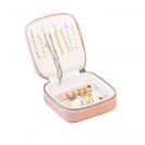 Luxury pink ZINZI jewellery box for travel