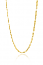 ZINZI 14K Gold Fantasy Chain Necklace 1,6mm width 45cm ZGC295