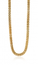 ZINZI Gold Plated Sterling Silver Chain Necklace width 4,5mm 45cm ZIC1057G