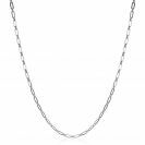 ZINZI Sterling Silver Chain Necklace Paperclip width 2,4mm 45cm ZIC2033