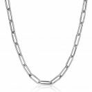 ZINZI Sterling Silver Chain Necklace with Paperclip Chains 5,5mm width 45cm ZIC2286