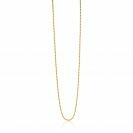 70cm ZINZI Gold Plated Sterling Silver Beads Necklace ZILC-B70G