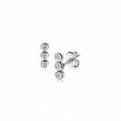 ZINZI Sterling Silver Stud Earrings 3x Round White ZIO1443