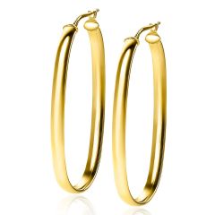 ZINZI Sterling Silver EarRings 14K Yellow Gold Plated 4