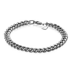 Zinzi zilveren gourmet armband 6,5mm breed 19cm ZIA1056 