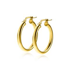 ZINZI Sterling Silver EarRings 14K Yellow Gold Plated