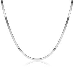 ZINZI Sterling Silver Snake Chain Necklace 45cm 3.5mm width ZIC2292