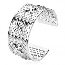 ZINZI Sterling Silver Cuff Bracelet by Dutch Designer Mart Visser MVA15