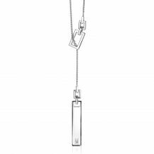 Mart Visser by ZINZI zilveren fantasie ketting glad 43-46cm MVC5