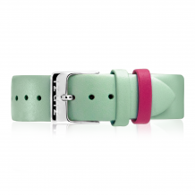 ZINZI Retro Mint Green Leather Strap 18mm RETBAND22