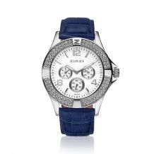 ZINZI Watch White Dial Blue Strap UNO1