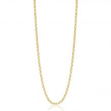 ZINZI 14K Gold Rolo Chain Necklace 2,2mm width 43-45cm ZGC441