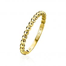 ZINZI 14K Gold Stackable Ring Beads ZGR145