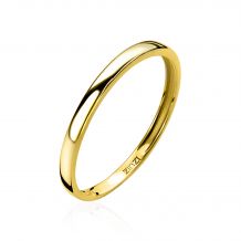 ZINZI 14K Gold Stackable Ring Shiny ZGR146