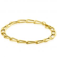 ZINZI 14K Gold Bracelet Trendy Chains 5,8 mm width 19 cm ZGA355