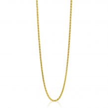 ZINZI 14K Gold Wheat Chain Necklace 1,5mm width 43cm ZGC307