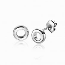 ZINZI Sterling Silver EarRings 5mm Open