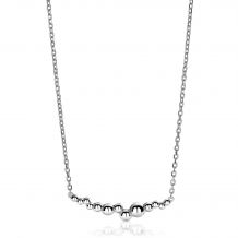 ZINZI Sterling Silver Necklace Beads 45cm ZIC1763