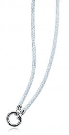 ZINZI Blue Leather Necklace 90cm ZIC846B