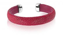 ZINZI Rye Leather Cuff Bracelet Pink one-size ZIA942R