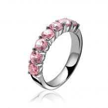 ZINZI Sterling Silver Ring Pink ZIR1000R