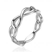 ZINZI Sterling Silver Infinity Ring ZIR1097