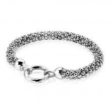 ZINZI Sterling Silver Chain Bracelet width 7mm 19cm ZIA733