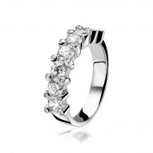 ZINZI Sterling Silver Ring White ZIR870