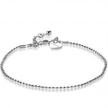 ZINZI Sterling Silver Beads Bracelet width 1,5mm 17-19,5cm ZIA1909