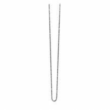 45cm ZINZI Sterling Silver Necklace Beads ZI45BOL