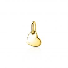 ZINZI Gold Plated Sterling Silver Pendant Heart ZIH2065G